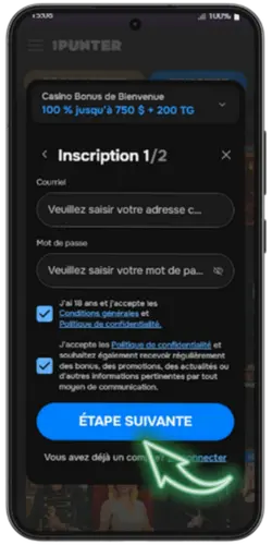 Entrez vos coordonnées