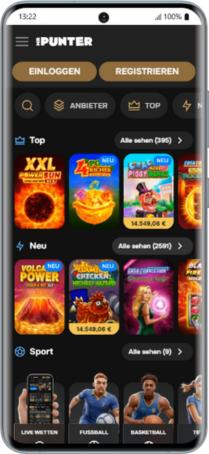 Mr Punter App Screenshot