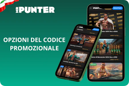 Opzioni del codice promozionale  Mr Punter