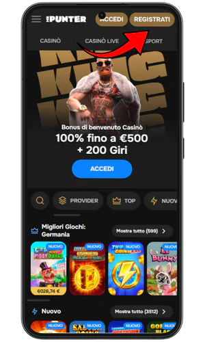 Pulsante di registrazione MR Punter